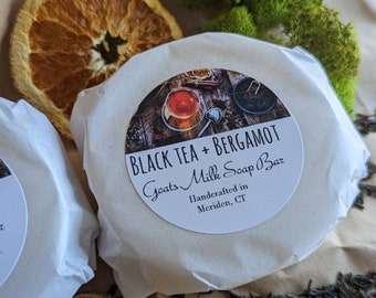 Black Tea + Bergamot Goats Milk Soap