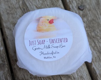 Just Soap - Unscented Goats Milk Soap