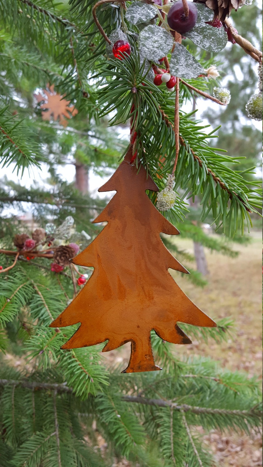 tree ornament woodland decor rustic metal tree metal ornaments metal christmas decor wreath ornaments outdoor ornament cabin - Metal Christmas Decorations Outdoor tree ornament woodland decor rustic metal tree metal ornaments metal christmas decor wreath ornaments outdoor ornament cabin - Metal Christmas Decorations Outdoor