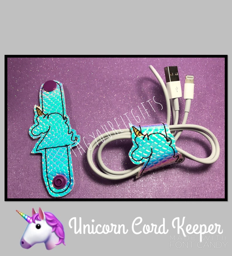 Unicorn Cord Keeper Device Cord Organizer