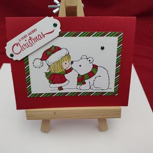 Adorable Bear Christmas Card