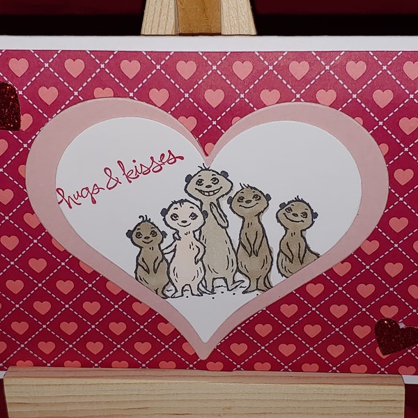 Handmade Valentine's Day Card - The Gang's All Meer!