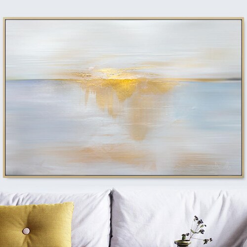 Large Landscape Painting Large Wall Art Abstract Landscape Etsy
