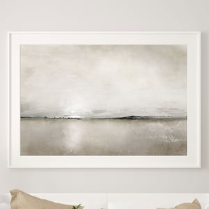 Large Landscape Painting, Large wall art, Coastal Art, Large Abstract Painting, Printable Art, Minimal Wall Art, 30x40 Wall Art, Dan Hobday image 1