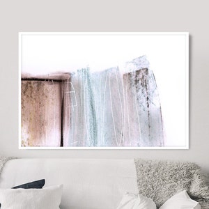 Printable Abstract Art, Pink and Blue Decor, Instant Download Art ...