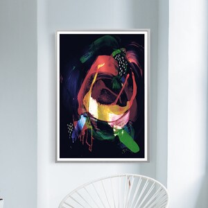 Large Abstract, abstrakte Malerei, rote und blaue Kunst, druckbare Kunst, große Kunstdrucke, 50x70 print, marineblaue Kunst, Kunst zum Herunterladen, Hobby