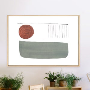 Printable Abstract, Scandinavian Modern, Home Wall Art mid century, Scandinavian Minimal Art, Modern Print, minimalist, instant download