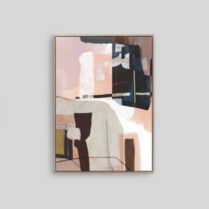 Pink Abstract Painting: Modern Wall Art Print by Dan Hobday (Digital Download)