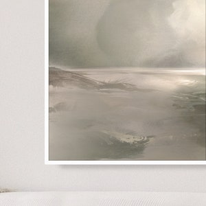 Abstract Seascape Painting, Large Landscape Art, Gold Art, Abstract ...