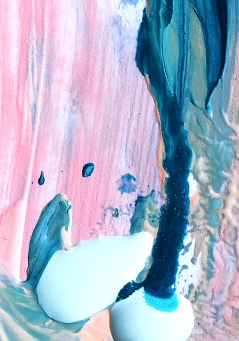 Printable Abstract Art Navy Blue and Pink Art Instant Etsy UK