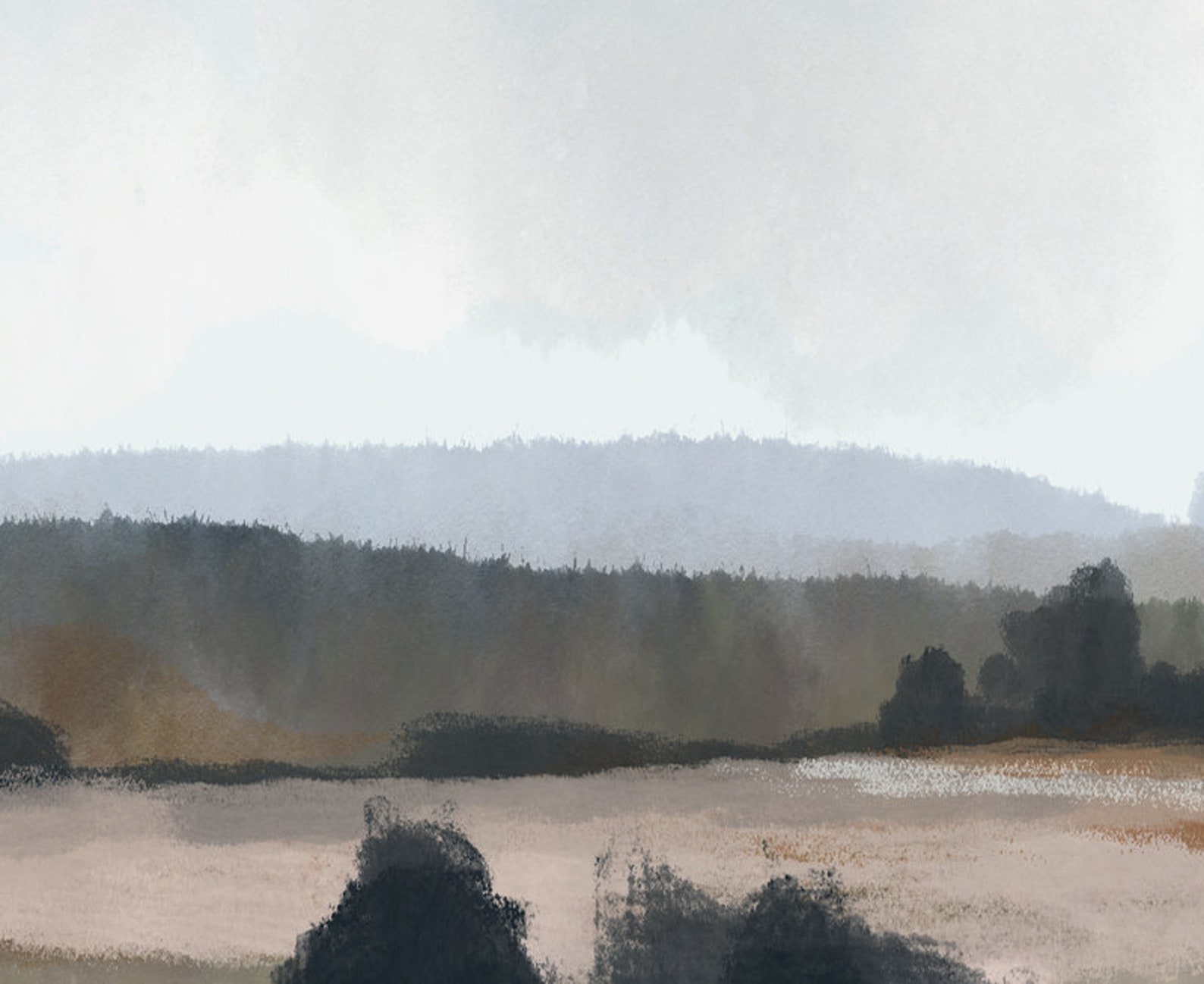 Large Landscape Wall Art Landscape Painting Large Wall Art Etsy UK