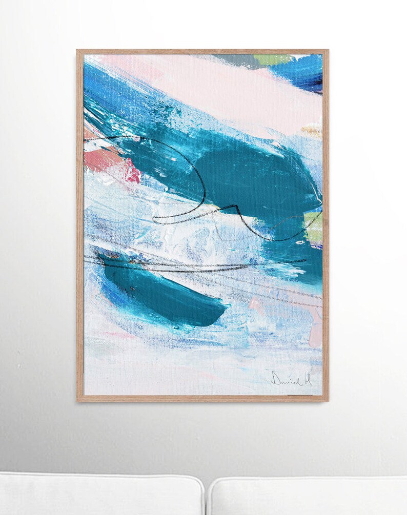 Abstract Art Print Set Set of 3 Prints Digital Downloads Etsy UK