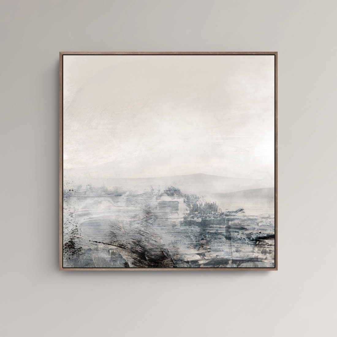 抽象風景画、デジタルダウンロード、大きな抽象画、現代風景画