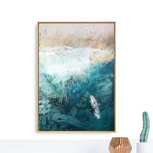 Printable Abstract Art Seascape Painting Large Wall Art | Etsy