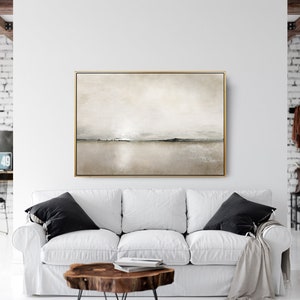 Large Landscape Painting, Large wall art, Coastal Art, Large Abstract Painting, Printable Art, Minimal Wall Art, 30x40 Wall Art, Dan Hobday image 2