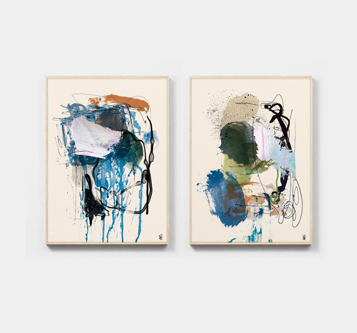 Abstract Art Prints Printable Abstract Art Digital Etsy UK