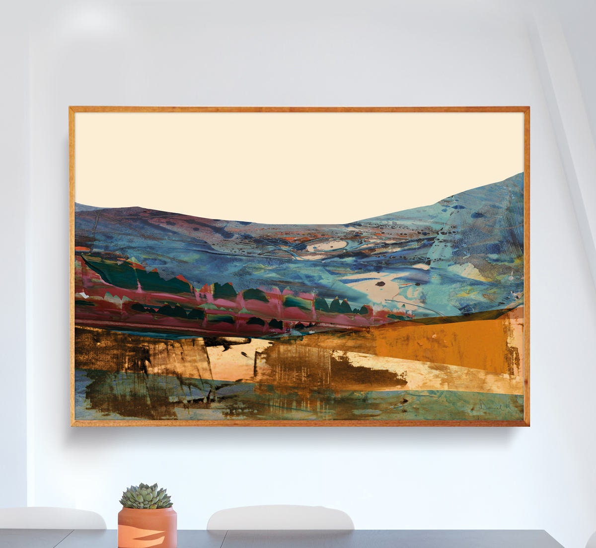 Large Landscape Painting Large Wall Art Large Abstract Etsy UK