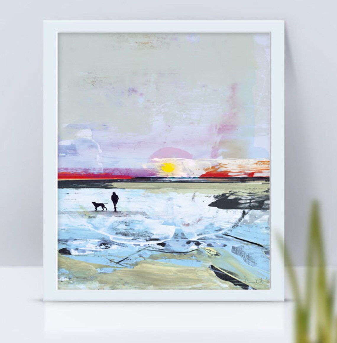 Printable Abstract Art Seascape Painting Digital Download - Etsy