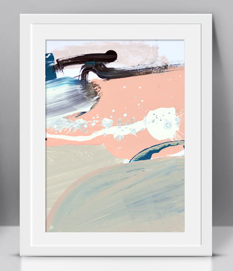 Set of 2 Prints Abstract Art Print Set Digital Downloads Etsy UK