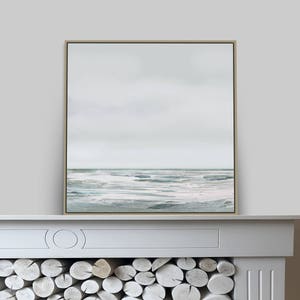 Printable Abstract Art, Seascape Painting, Digital Download, Dan Hobday Art Abstract Seascape Large wall art, Ocean Art, Sea, minimal decor image 1