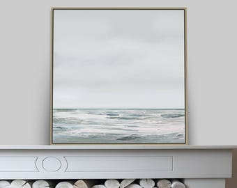 Printable Abstract Art, Seascape Painting, Digital Download, Dan Hobday Art Abstract Seascape Large wall art, Ocean Art, Sea, minimal decor