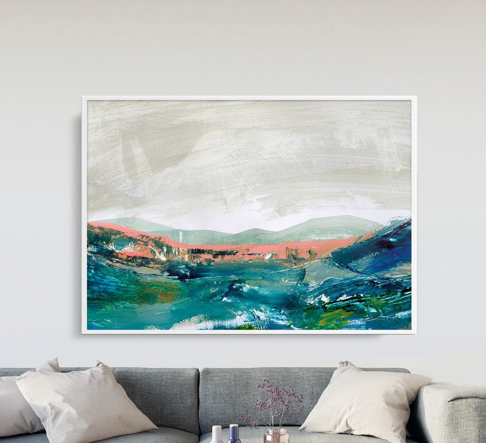 Printable Abstract Landscape Large Wall Art Large Printable Etsy