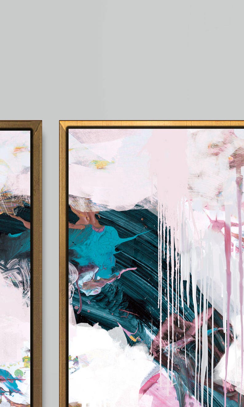 Set of 2 Prints Abstract Art Print Set 2 Abstract Prints Etsy Australia