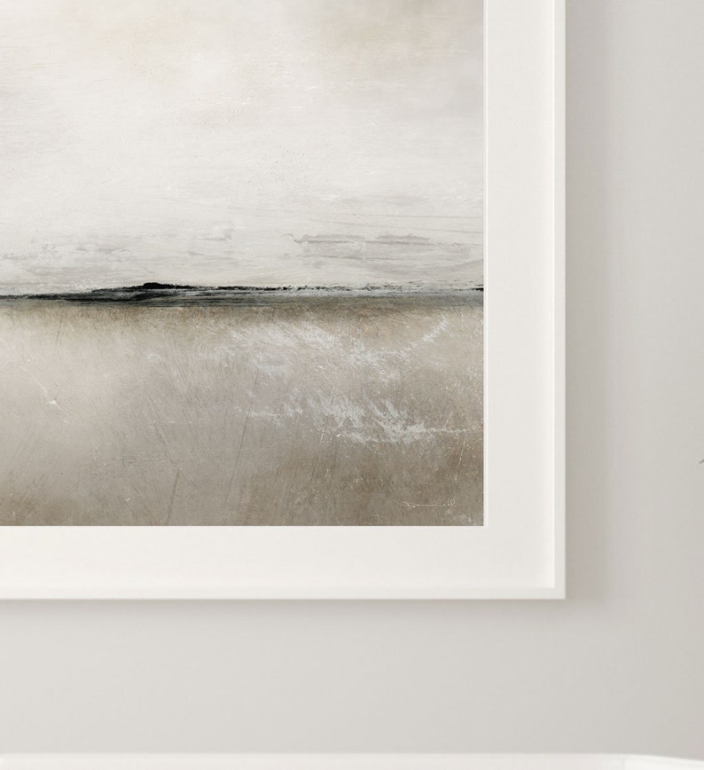 Large Landscape Painting, Large wall art, Coastal Art, Large Abstract Painting, Printable Art, Minimal Wall Art, 30x40 Wall Art, Dan Hobday image 3