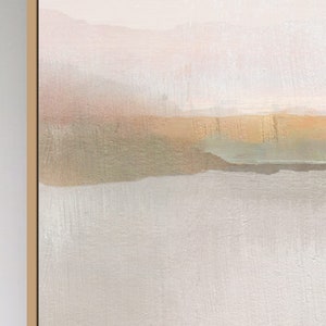 Large Landscape Painting, Large wall art, Coastal Art, Large Abstract Painting, Printable Art, Minimal Wall Art, 40x40 Wall Art, Dan Hobday image 2