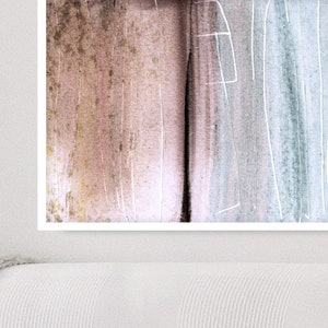 Printable Abstract Art, Pink and Blue Decor, Instant Download Art ...