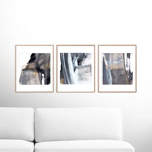 Abstract Art Print Set, Set of 3 Prints, digital download art, Printable Abstract, instant download art 8x8 Prints, Dan Hobday, Art set of 3