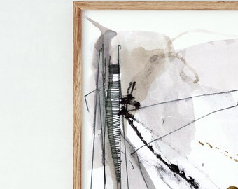 水墨画 抽象デザイン 金色 赤色 水墨画 抽象デザイン 金色 赤色