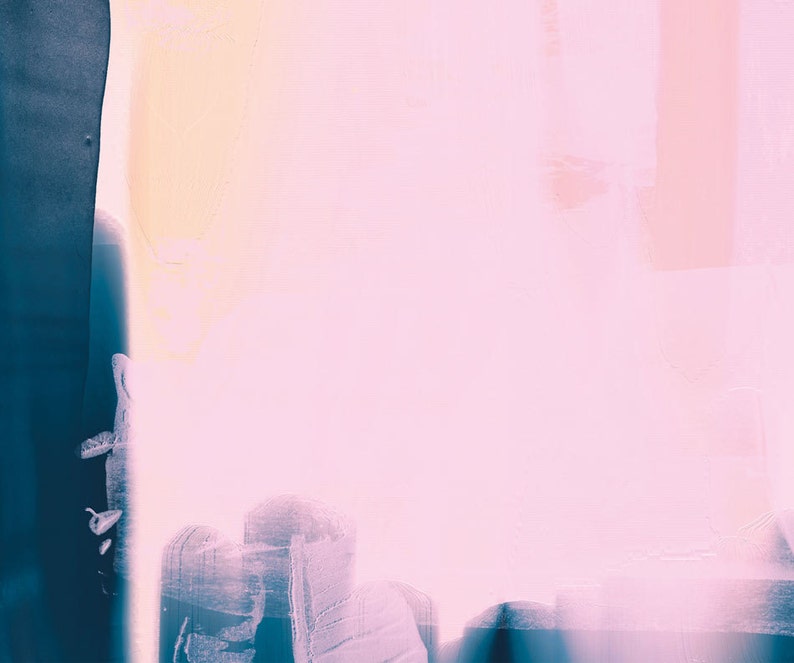 Printable Abstract Art Navy Blue and Pink Art Instant Etsy UK