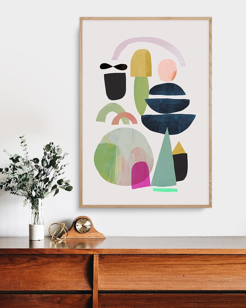 Large Printable Art Large Wall Art Mid Century Print Etsy