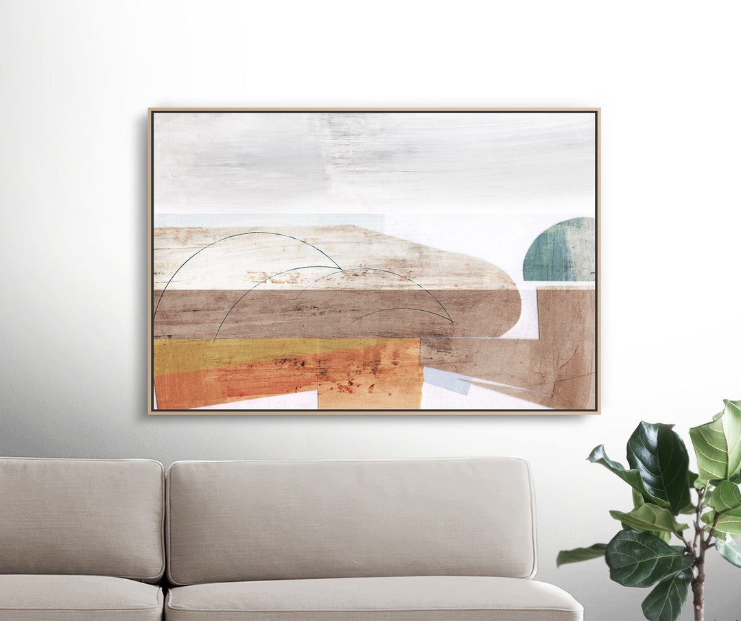 Large Abstract, Minimalistic Painting, Abstract Landscape, Printable ...