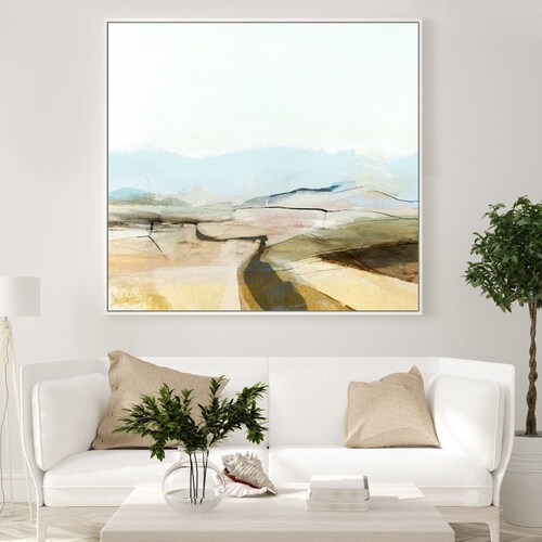 Large Landscape Painting Large Wall Art Abstract Landscape Etsy
