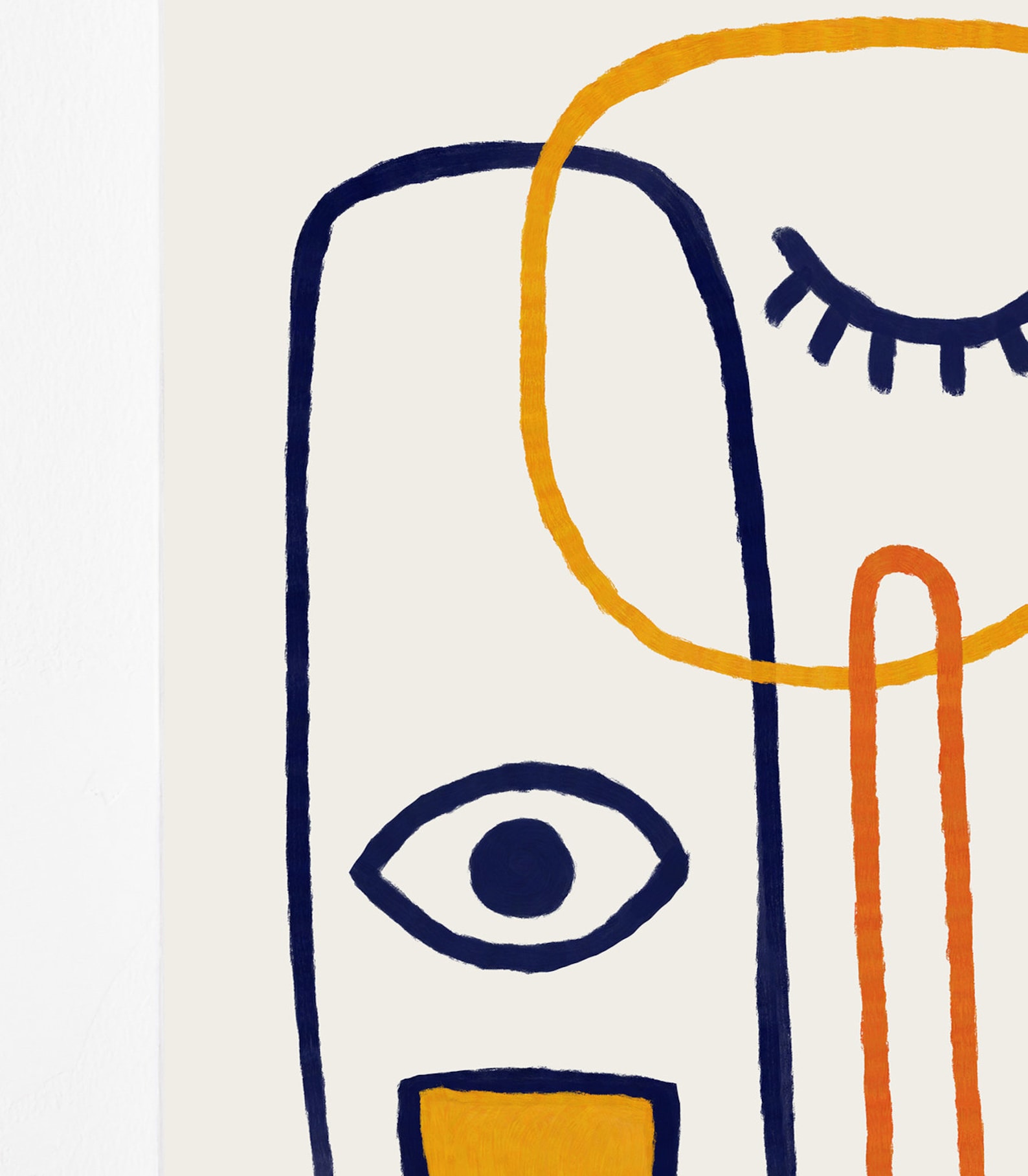 Large Modern Art Large Art Mid Century Modern Mid Century Etsy