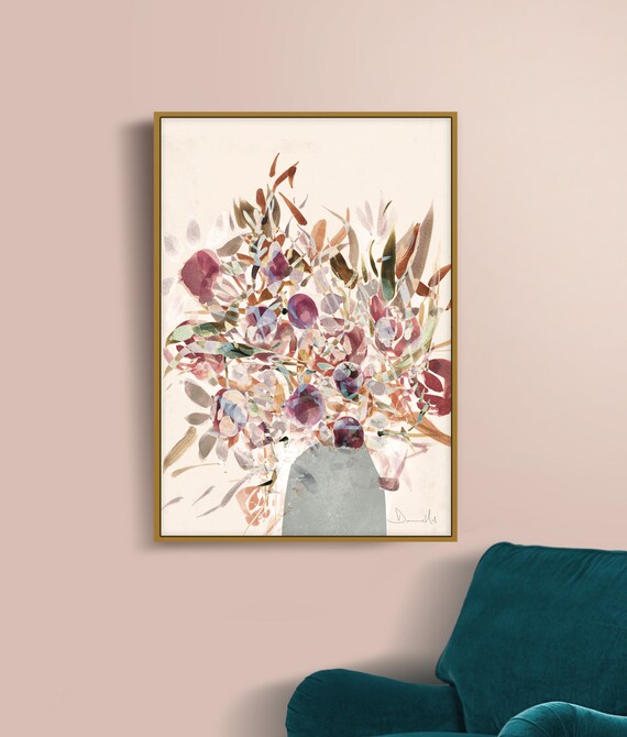 floral canvas wall art prints