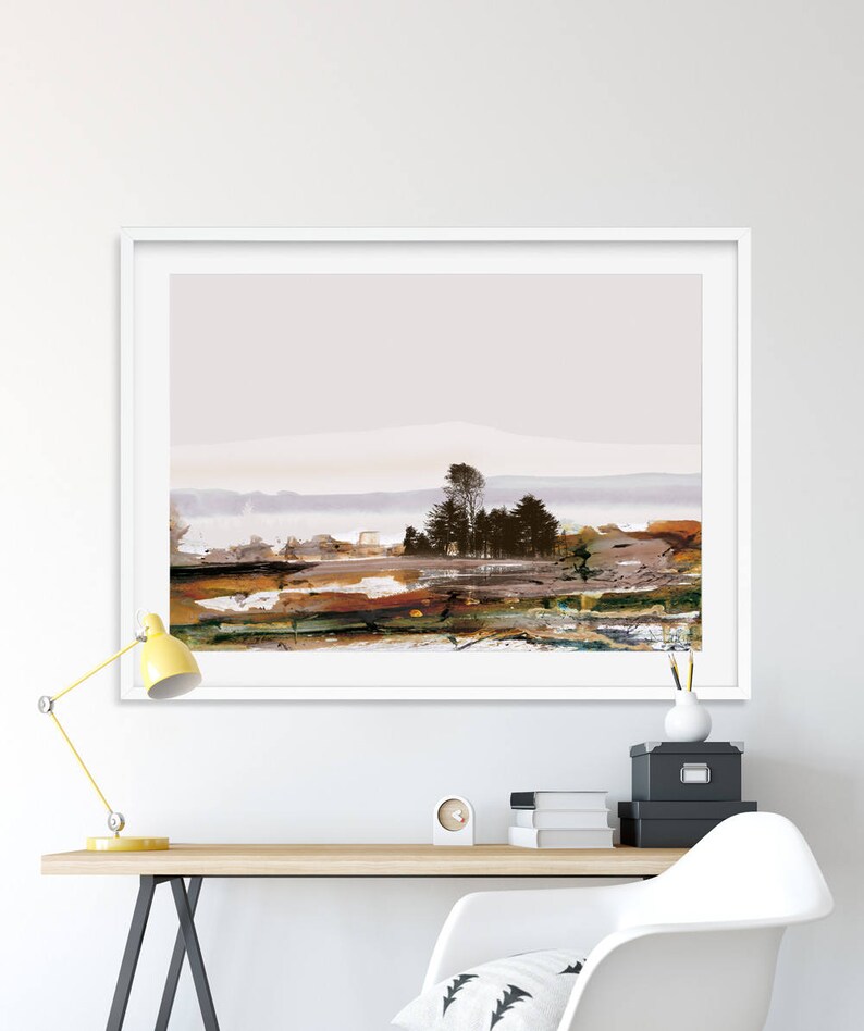 Printable Abstract Landscape Large Wall Art 16x24 Print Etsy