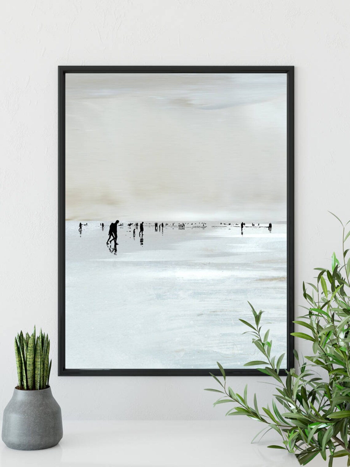 Beach Paintingbeachy Printable Art Prints Dan - Etsy