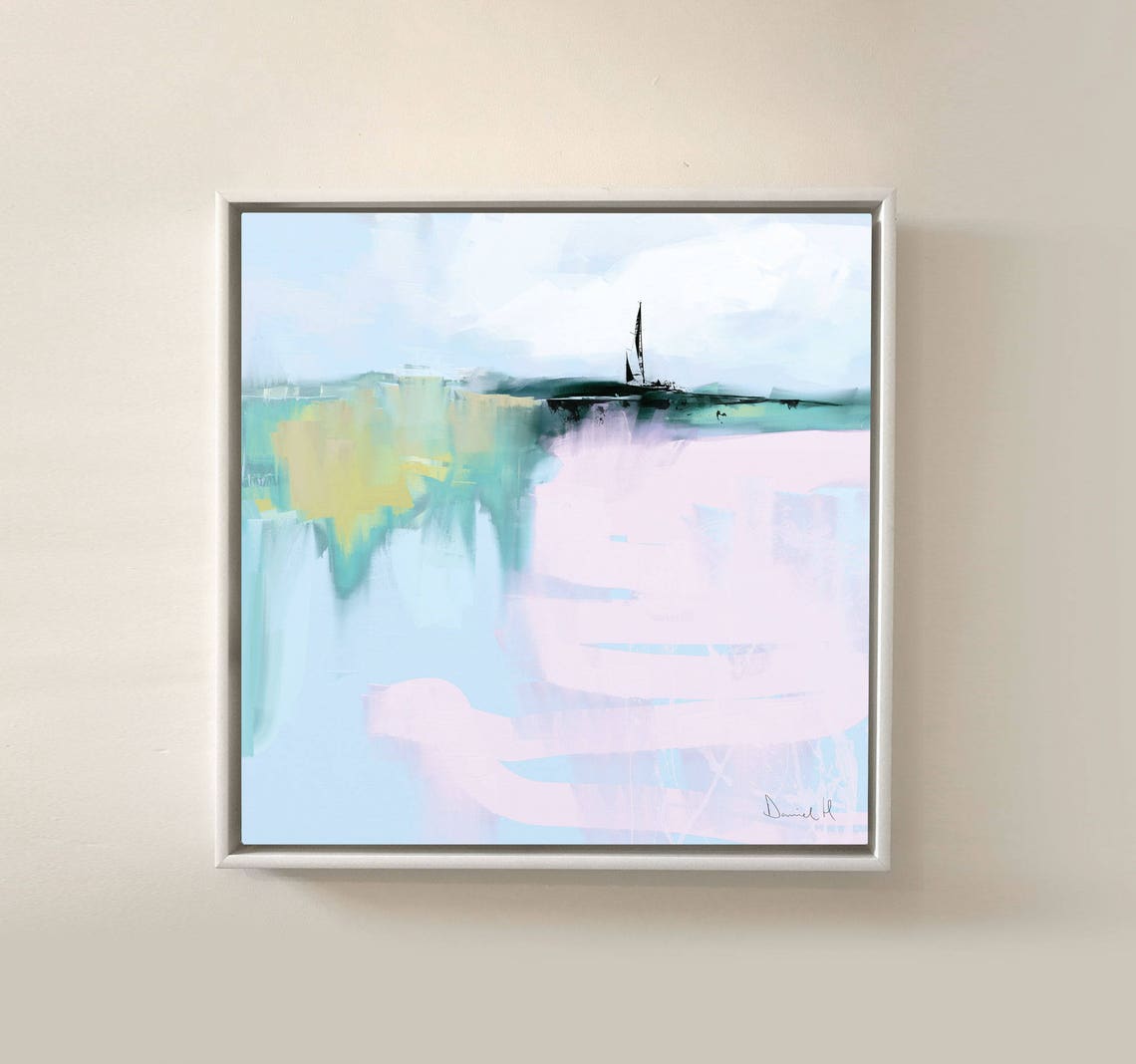 Printable Abstract Art Seascape Painting Large Wall Art | Etsy