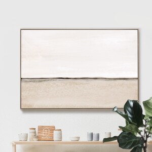 Large Landscape Painting, Large wall art, Coastal Art, Large Abstract Painting, Printable Art, Minimal Wall Art, 24x36 Wall Art, Dan Hobday image 6