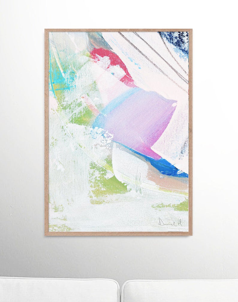 Abstract Art Print Set Set of 3 Prints Digital Downloads Etsy UK