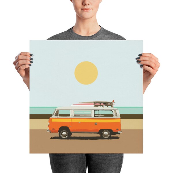 Campervan Wall Art Etsy