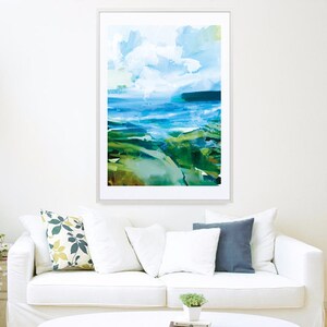 Printable Abstract Art, Seascape Painting, Digital Download, Abstract ...