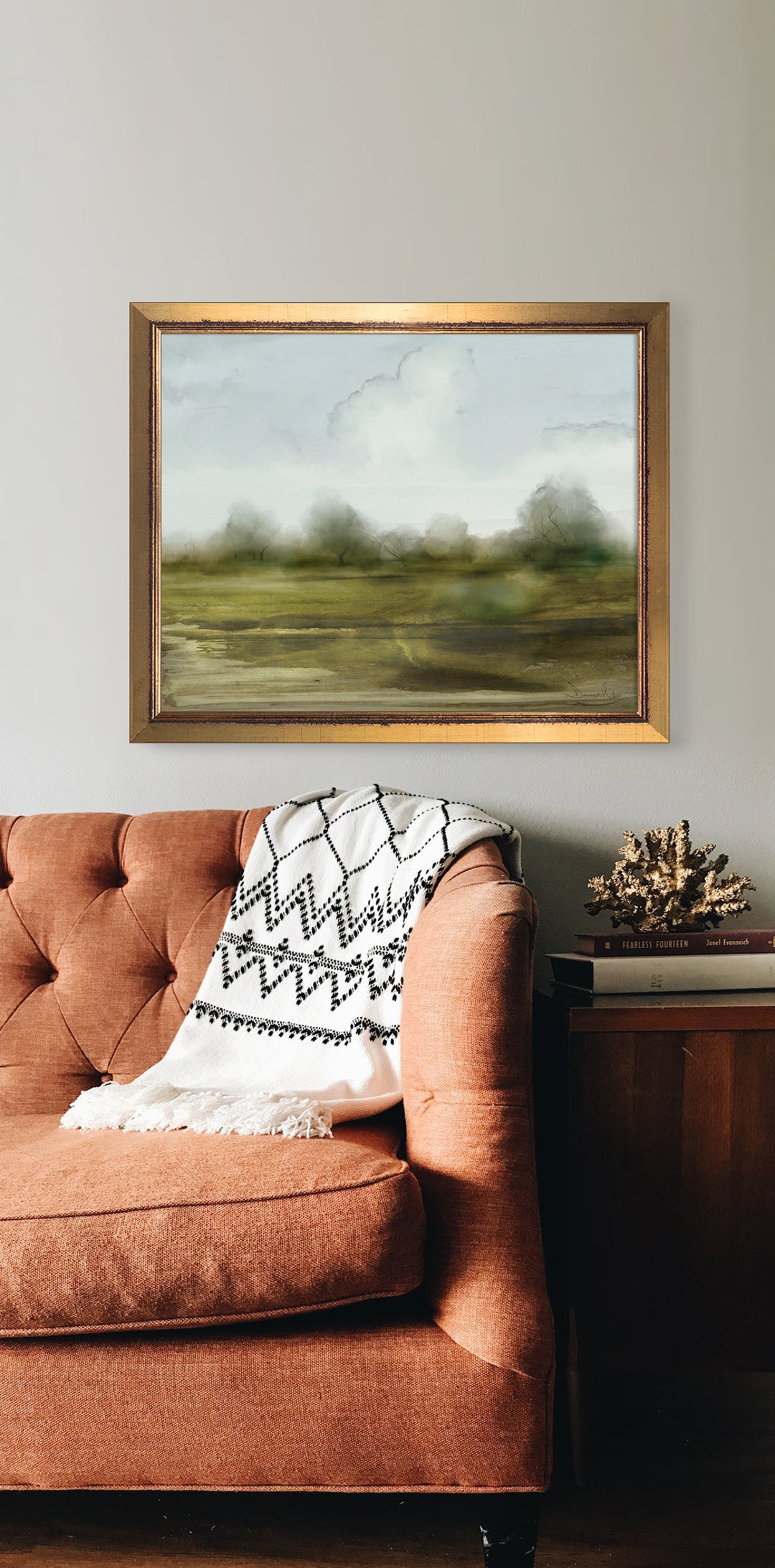 Landscape Painting Large Wall Art Landscape Print Printable Etsy