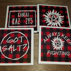 Supernatural Symbol Coasters