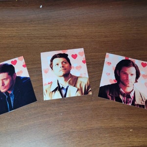 Supernatural Heart Sticker Set