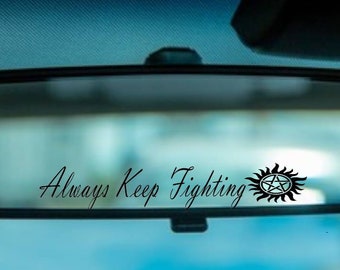 Supernatural Rear View Mirror Decal