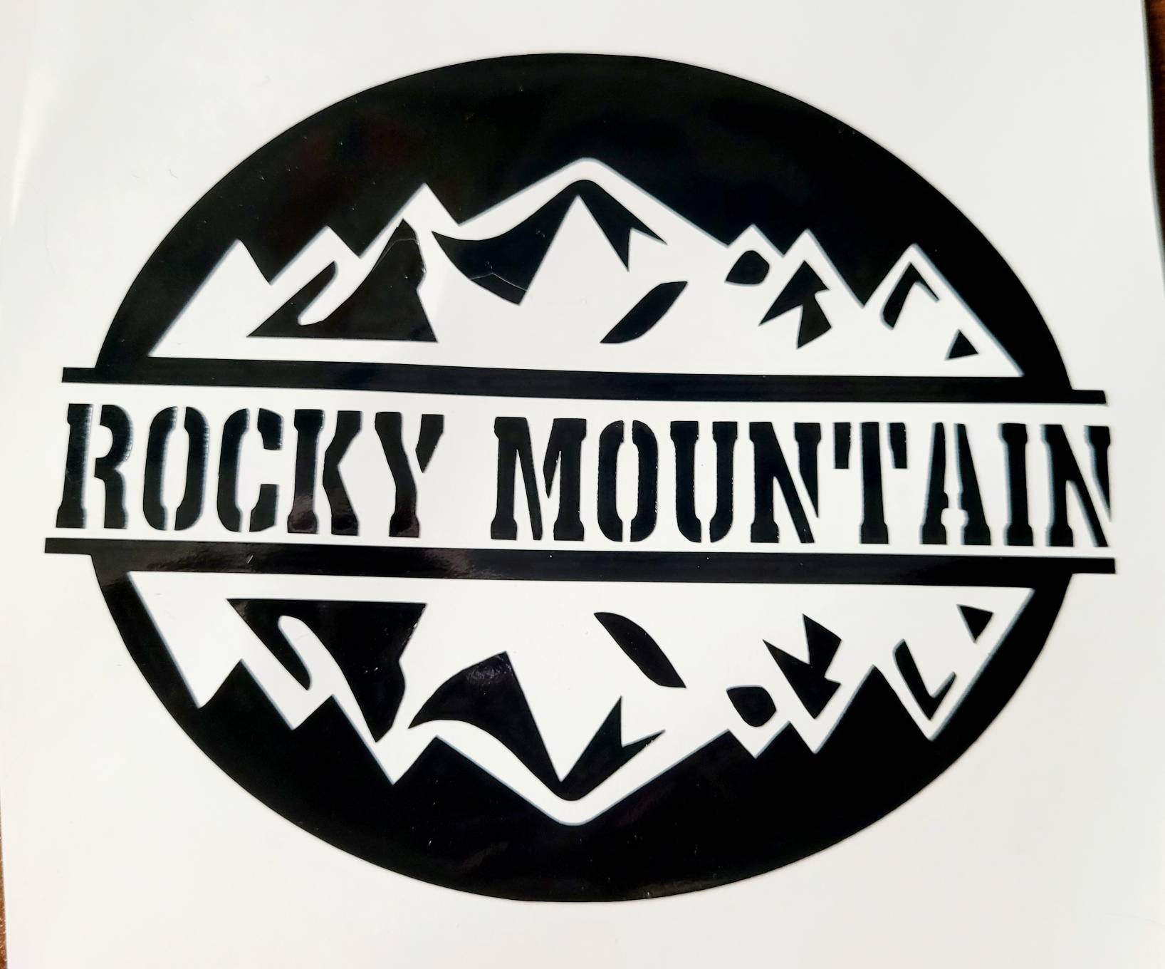 Rocky Mountain Decal Etsy